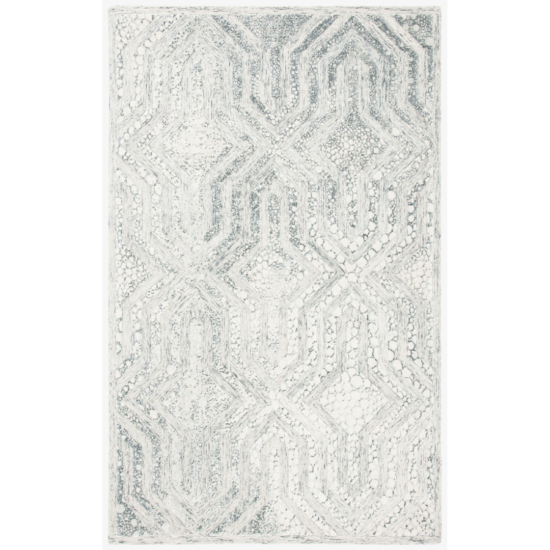 SAFAVIEH Restoration Vintage RVT119H Charcoal / Ivory Rug Image 11