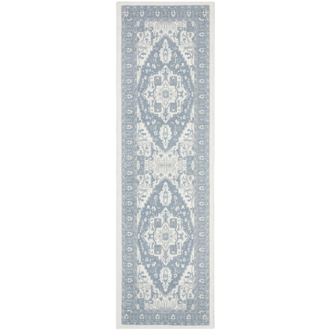 SAFAVIEH Restoration Vintage RVT402F Ivory / Charcoal Rug Image 5