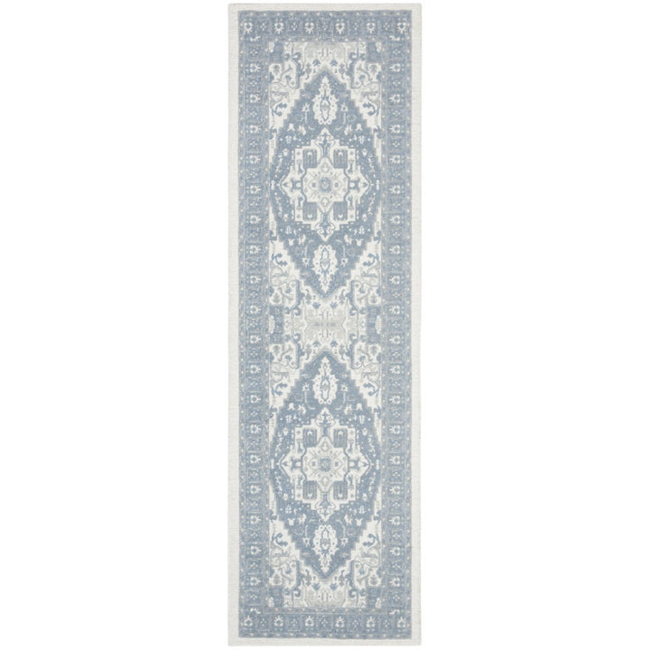 SAFAVIEH Restoration Vintage RVT402F Ivory / Charcoal Rug Image 1