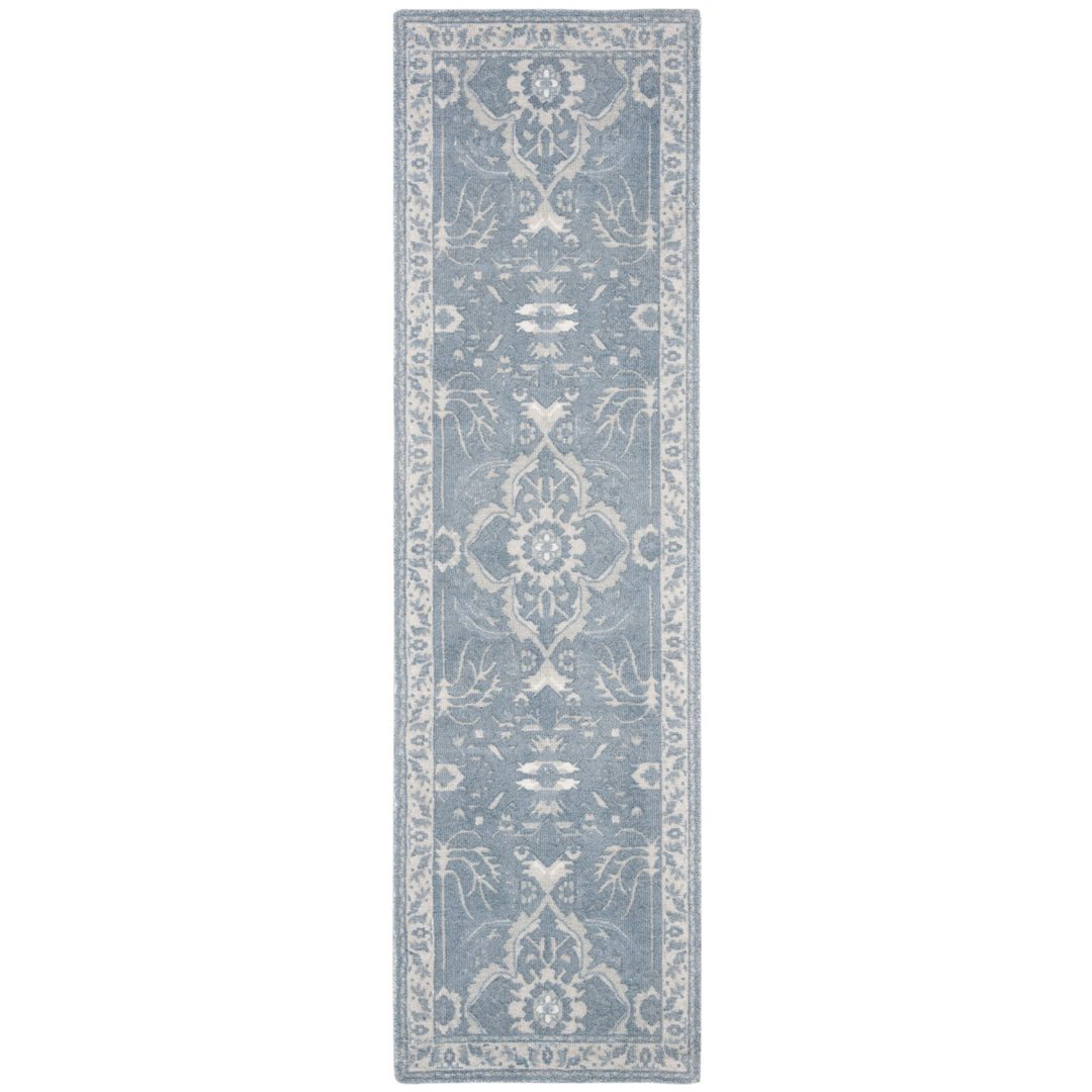 SAFAVIEH Restoration Vintage RVT403M Handmade Blue Rug Image 5