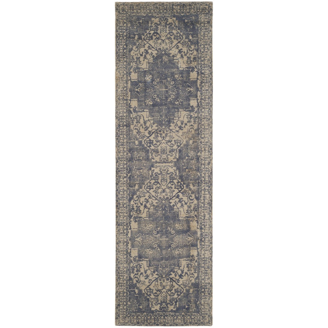 SAFAVIEH Restoration Vintage RVT421B Blue / Grey Rug Image 1