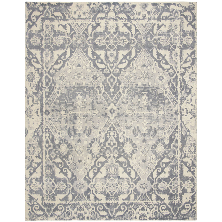 SAFAVIEH Restoration Vintage RVT532A Charcoal / Ivory Rug Image 1