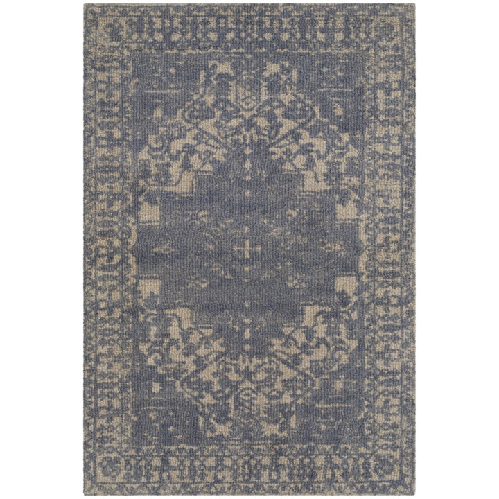 SAFAVIEH Restoration Vintage RVT421B Blue / Grey Rug Image 1