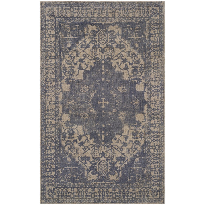 SAFAVIEH Restoration Vintage RVT421B Blue / Grey Rug Image 1