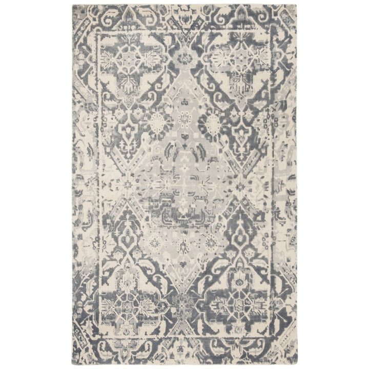 SAFAVIEH Restoration Vintage RVT532A Charcoal / Ivory Rug Image 1