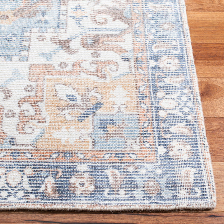 SAFAVIEH Restoration Vintage RVT702A Ivory/Light Blue Rug Image 7