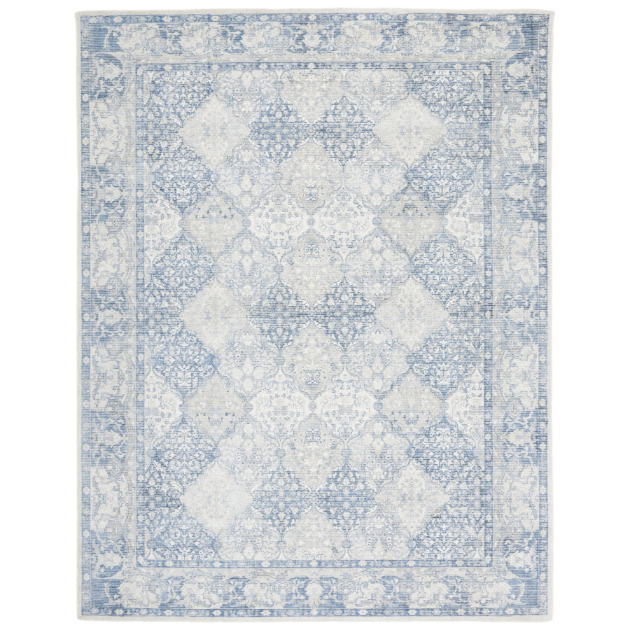 SAFAVIEH Restoration Vintage RVT705A Ivory / Blue Rug Image 1