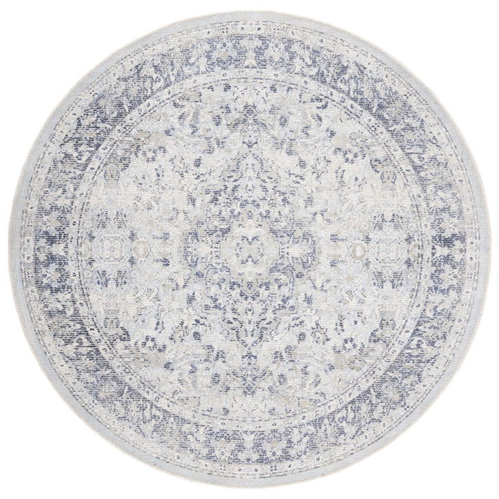 SAFAVIEH Restoration Vintage RVT704A Ivory / Blue Rug Image 1