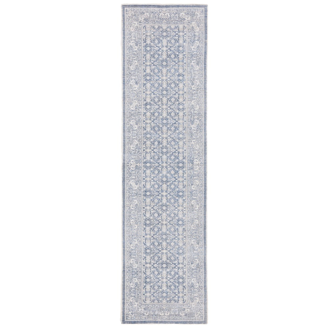 SAFAVIEH Restoration Vintage RVT706M Blue / Ivory Rug Image 1