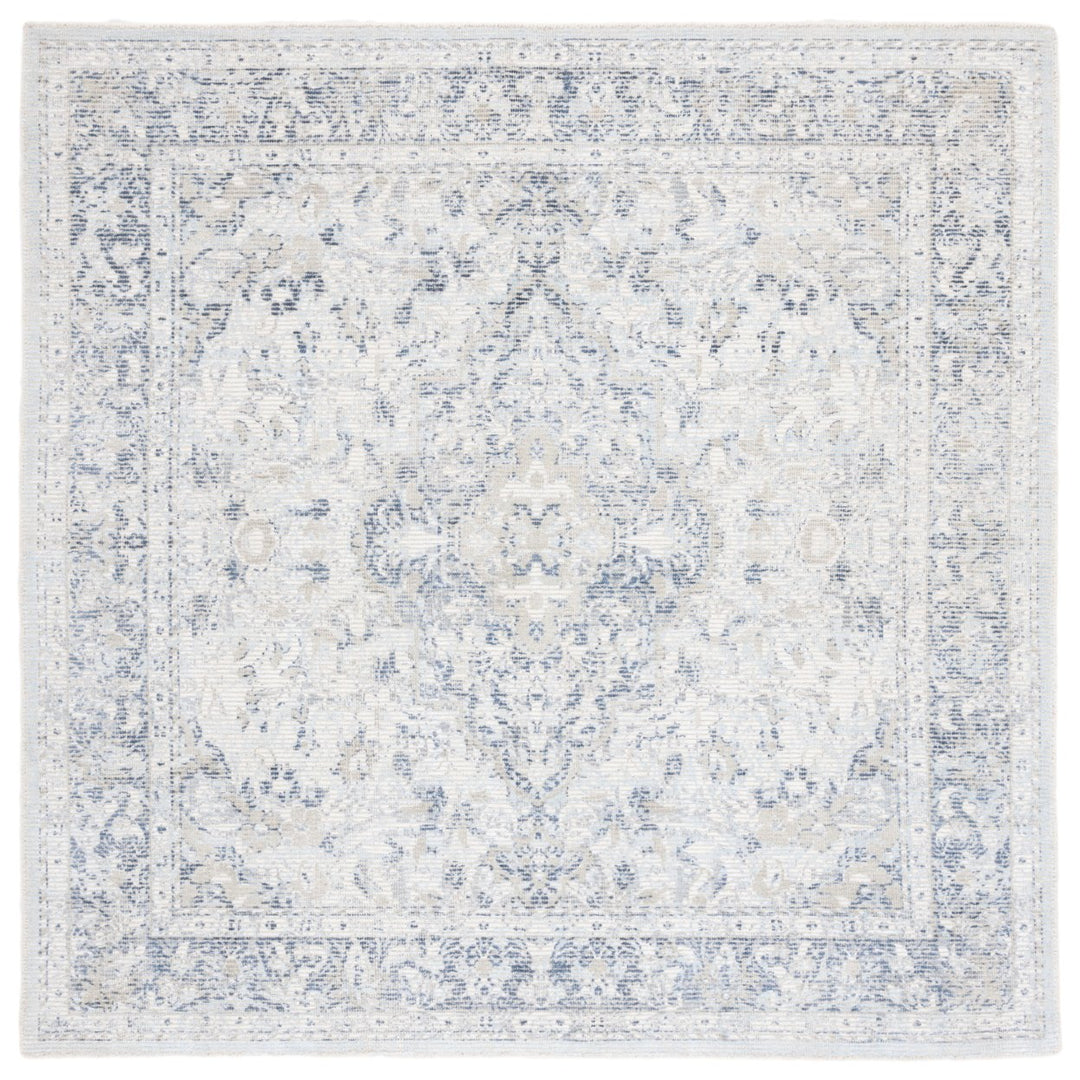 SAFAVIEH Restoration Vintage RVT704A Ivory / Blue Rug Image 1