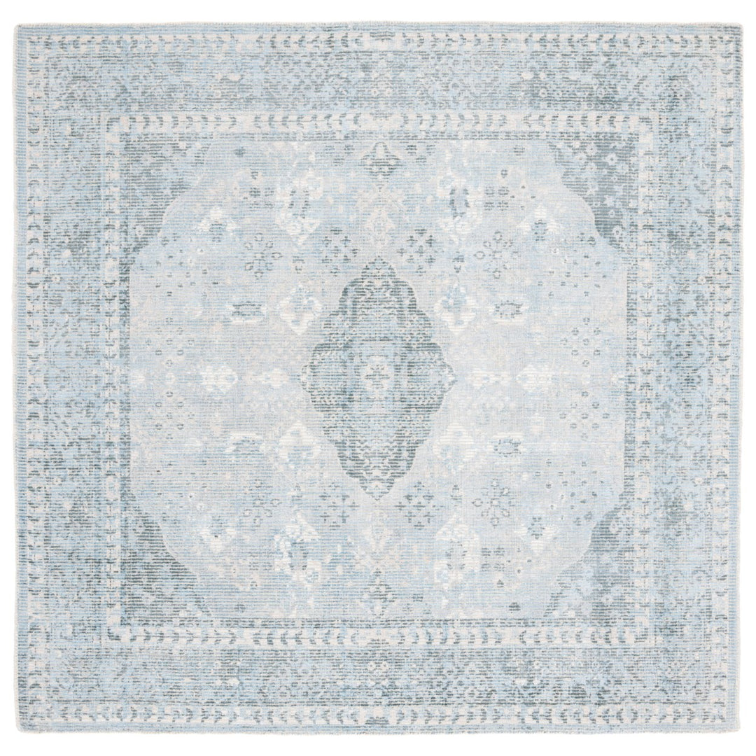 SAFAVIEH Restoration Vintage RVT708F Grey / Light Blue Rug Image 1