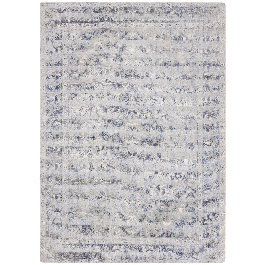 SAFAVIEH Restoration Vintage RVT704A Ivory / Blue Rug Image 1