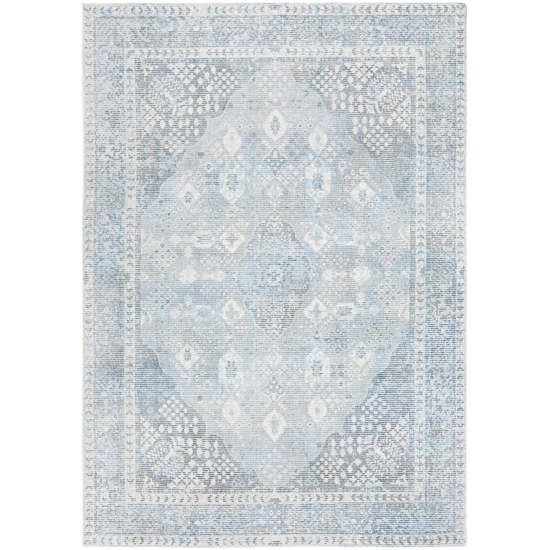 SAFAVIEH Restoration Vintage RVT708F Grey / Light Blue Rug Image 1