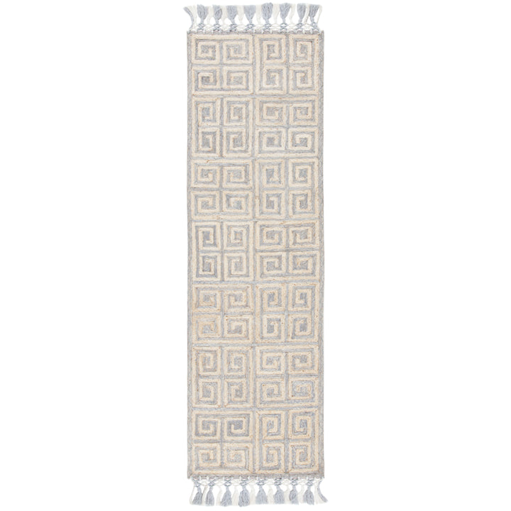 SAFAVIEH Sahara SAH410F Handmade Grey / Beige Rug Image 5