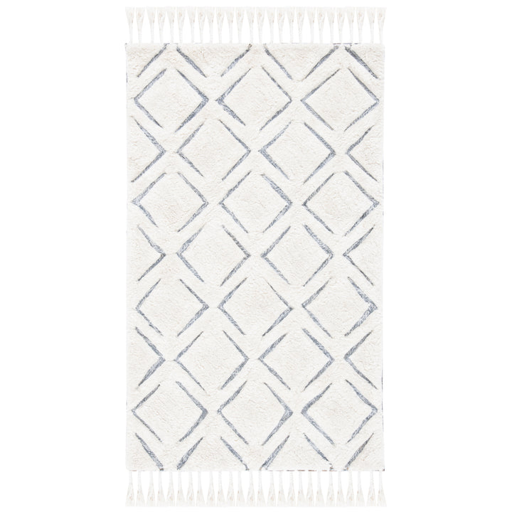 SAFAVIEH Sahara SAH454A Handmade Ivory / Grey Rug Image 9