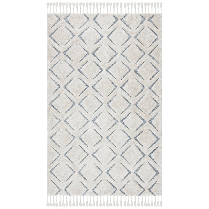 SAFAVIEH Sahara SAH454A Handmade Ivory / Grey Rug Image 1