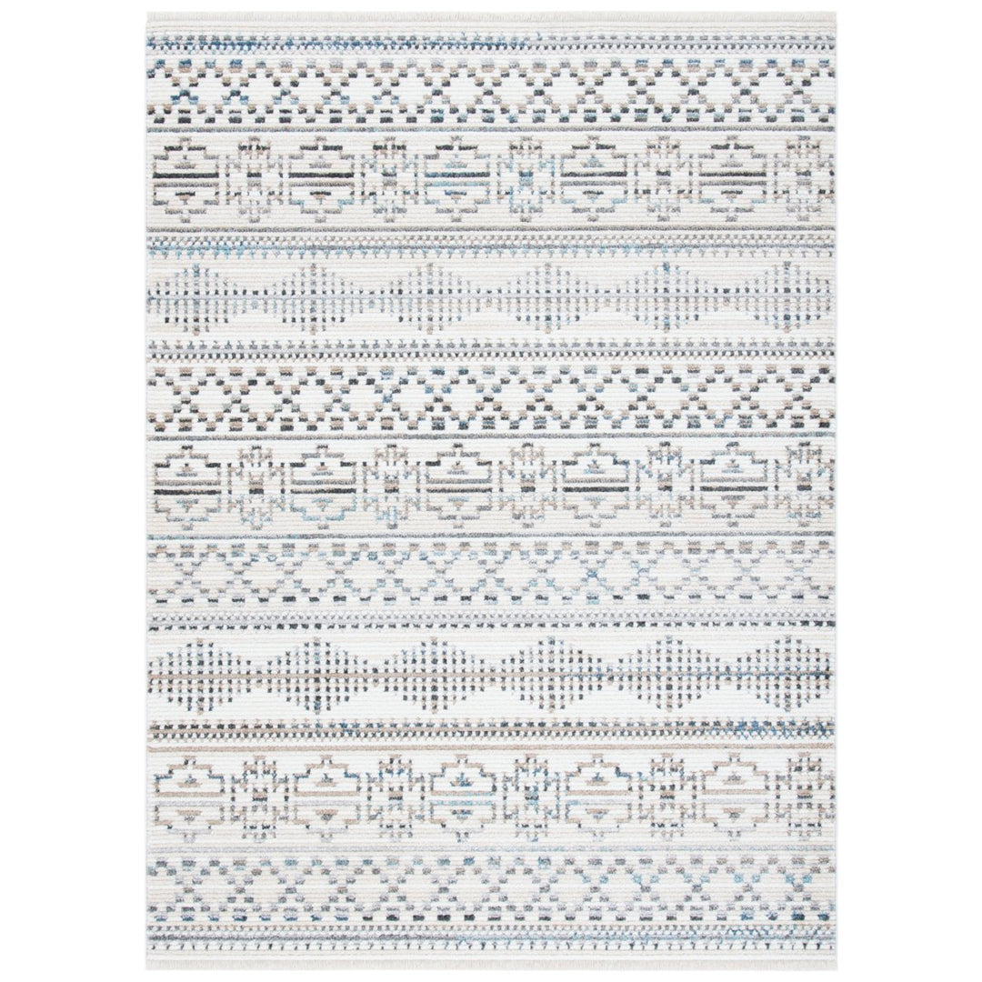 SAFAVIEH Sedona Collection SED807A Ivory / Grey Rug Image 1