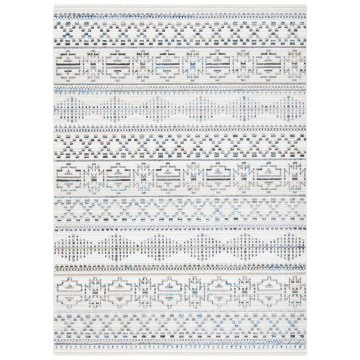 SAFAVIEH Sedona Collection SED807A Ivory / Grey Rug Image 1