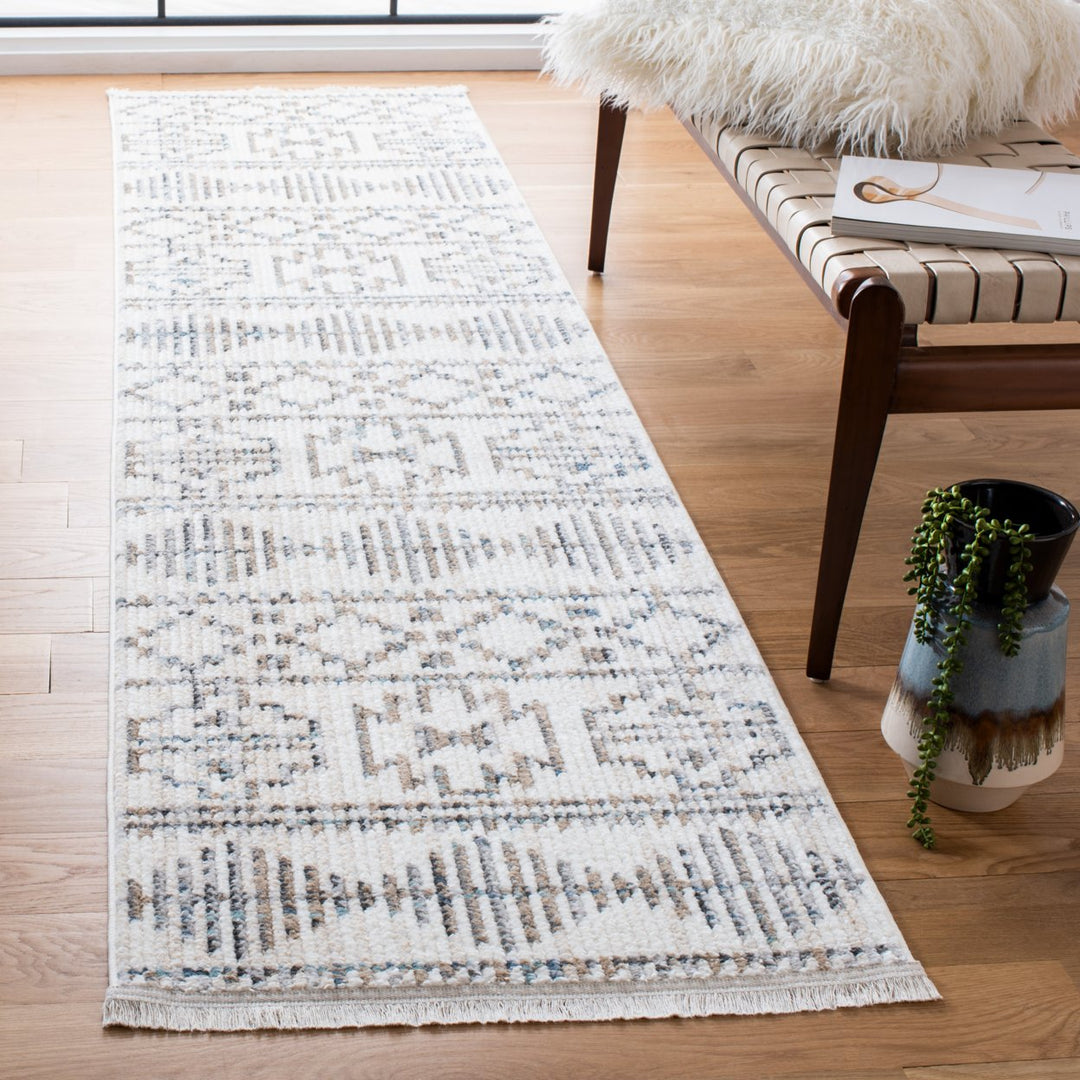 SAFAVIEH Sedona Collection SED807A Ivory / Grey Rug Image 3