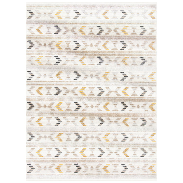 SAFAVIEH Sedona Collection SED804B Ivory / Light Grey Rug Image 1