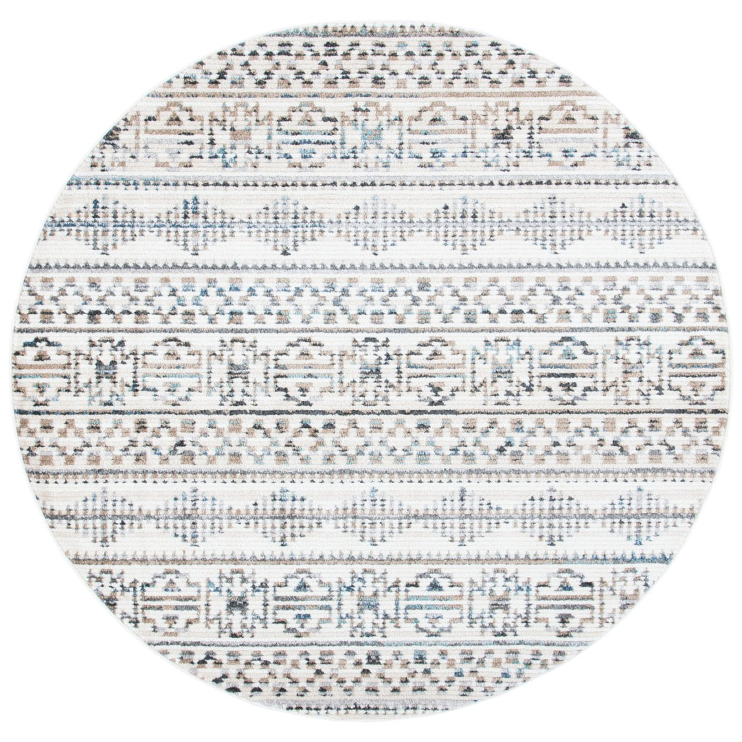 SAFAVIEH Sedona Collection SED807A Ivory / Grey Rug Image 4