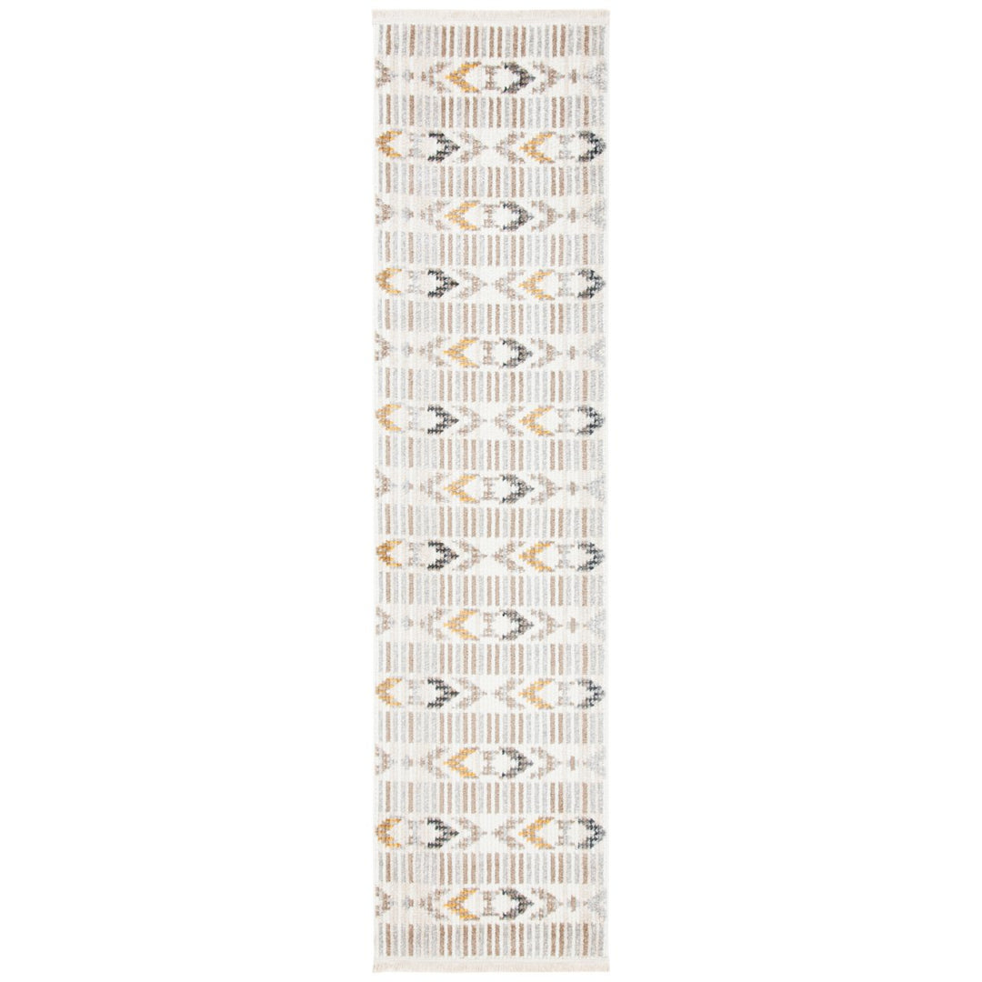 SAFAVIEH Sedona Collection SED804B Ivory / Light Grey Rug Image 5