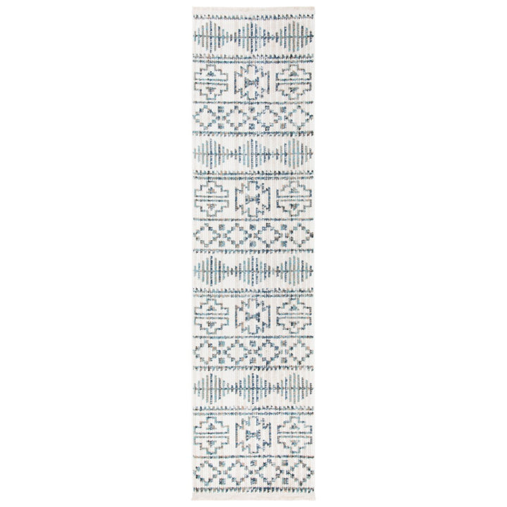 SAFAVIEH Sedona Collection SED807C Ivory / Blue Rug Image 5