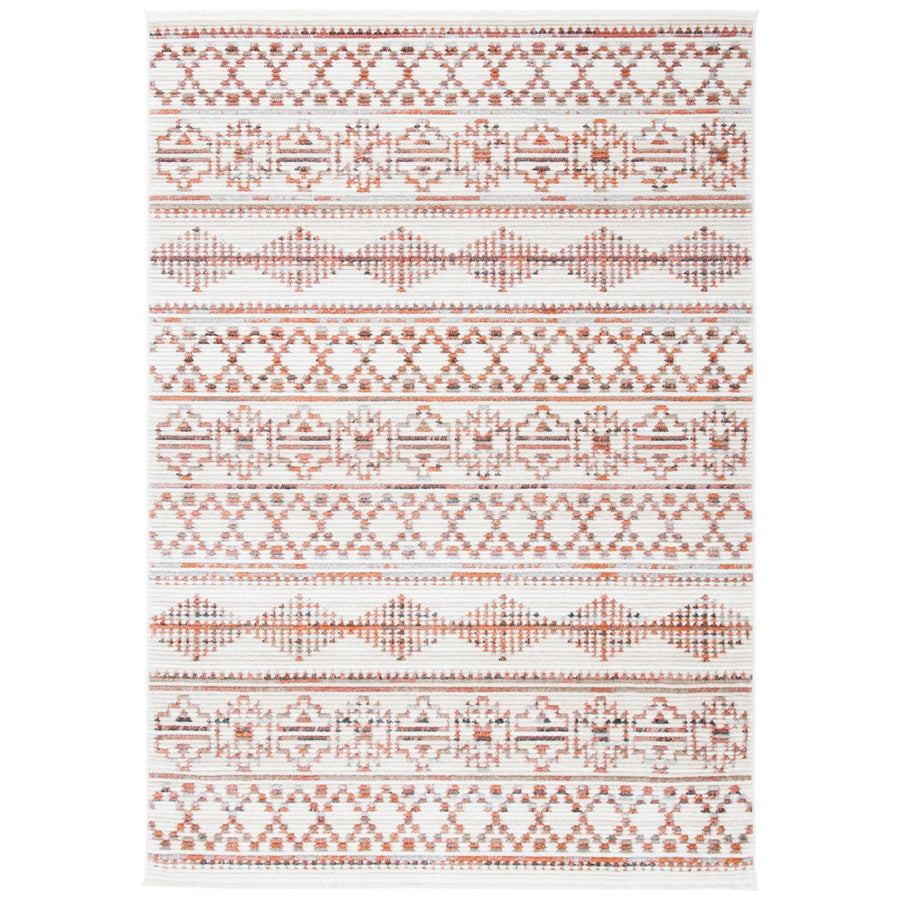 SAFAVIEH Sedona Collection SED807D Ivory / Rust Rug Image 1