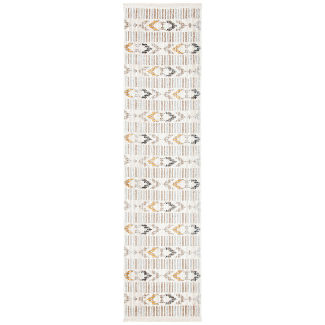 SAFAVIEH Sedona Collection SED804B Ivory / Light Grey Rug Image 10