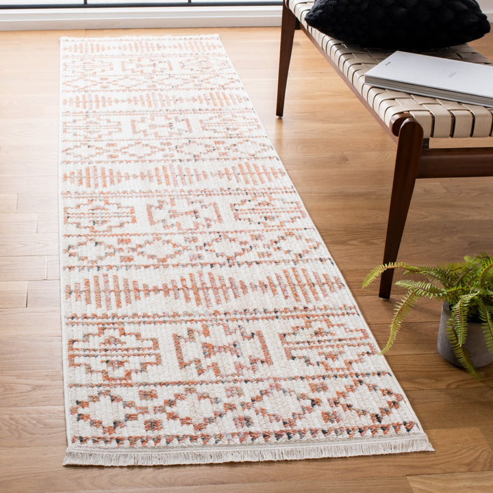 SAFAVIEH Sedona Collection SED807D Ivory / Rust Rug Image 3