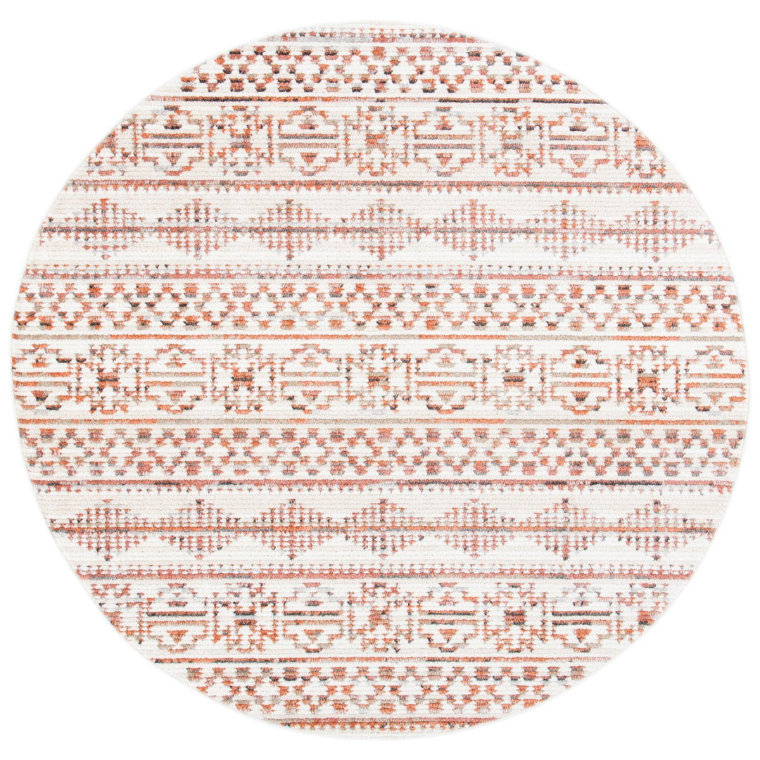 SAFAVIEH Sedona Collection SED807D Ivory / Rust Rug Image 4