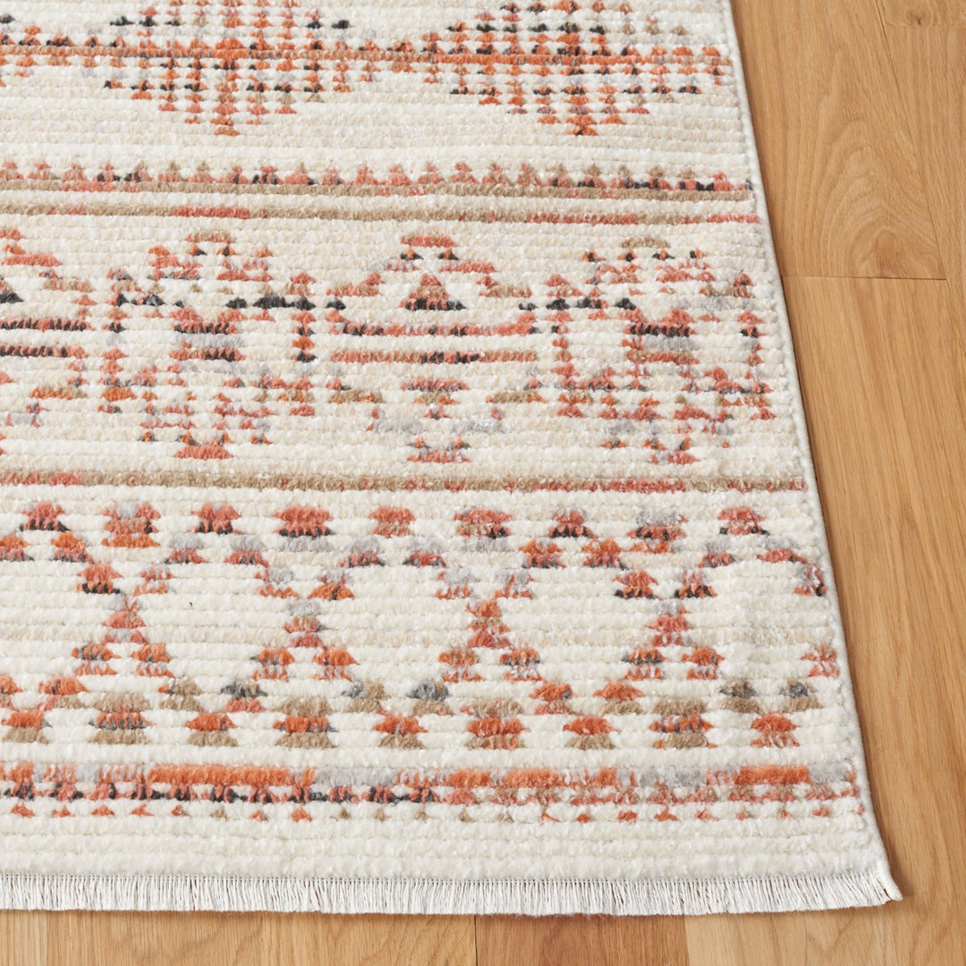 SAFAVIEH Sedona Collection SED807D Ivory / Rust Rug Image 7