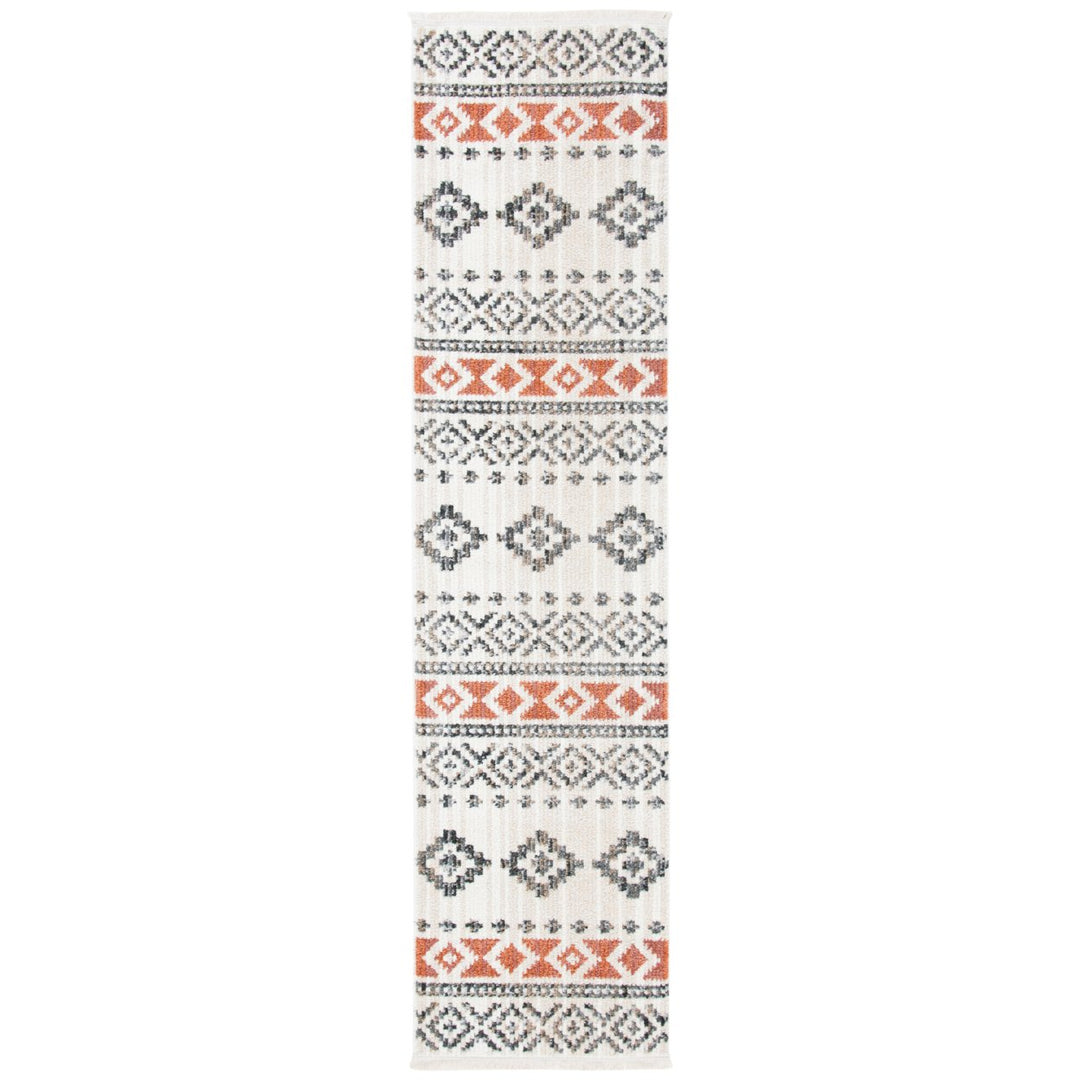 SAFAVIEH Sedona Collection SED815A Ivory / Rust Rug Image 5