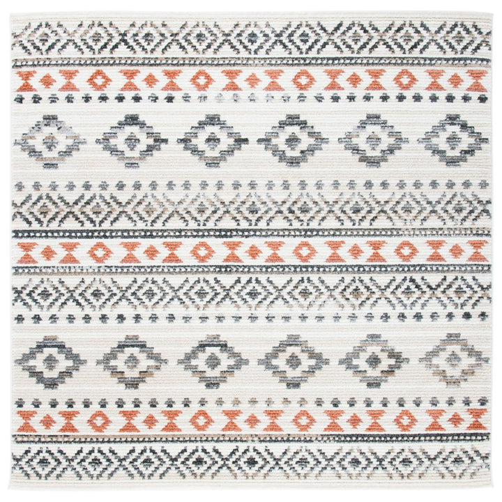 SAFAVIEH Sedona Collection SED815A Ivory / Rust Rug Image 6