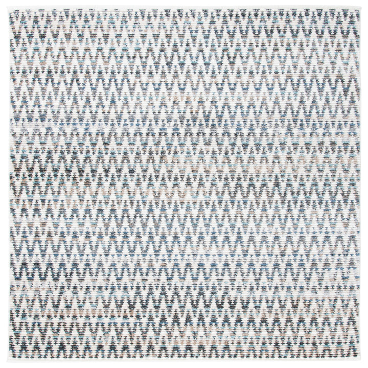 SAFAVIEH Sedona Collection SED877A Ivory / Dark Grey Rug Image 6