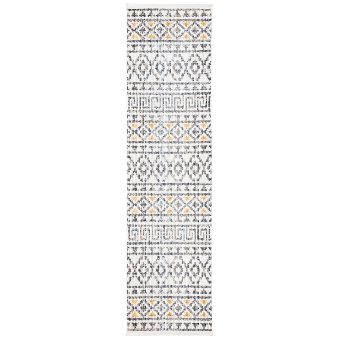 SAFAVIEH Sedona Collection SED883B Ivory / Charcoal Rug Image 5