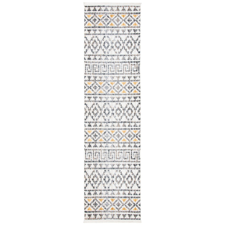 SAFAVIEH Sedona Collection SED883B Ivory / Charcoal Rug Image 1