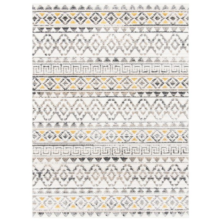 SAFAVIEH Sedona Collection SED883B Ivory / Charcoal Rug Image 11