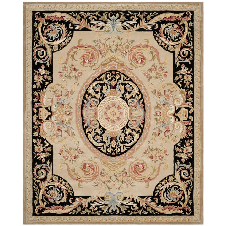 SAFAVIEH Savonnerie SAV206A Handmade Ivory / Gold Rug Image 1