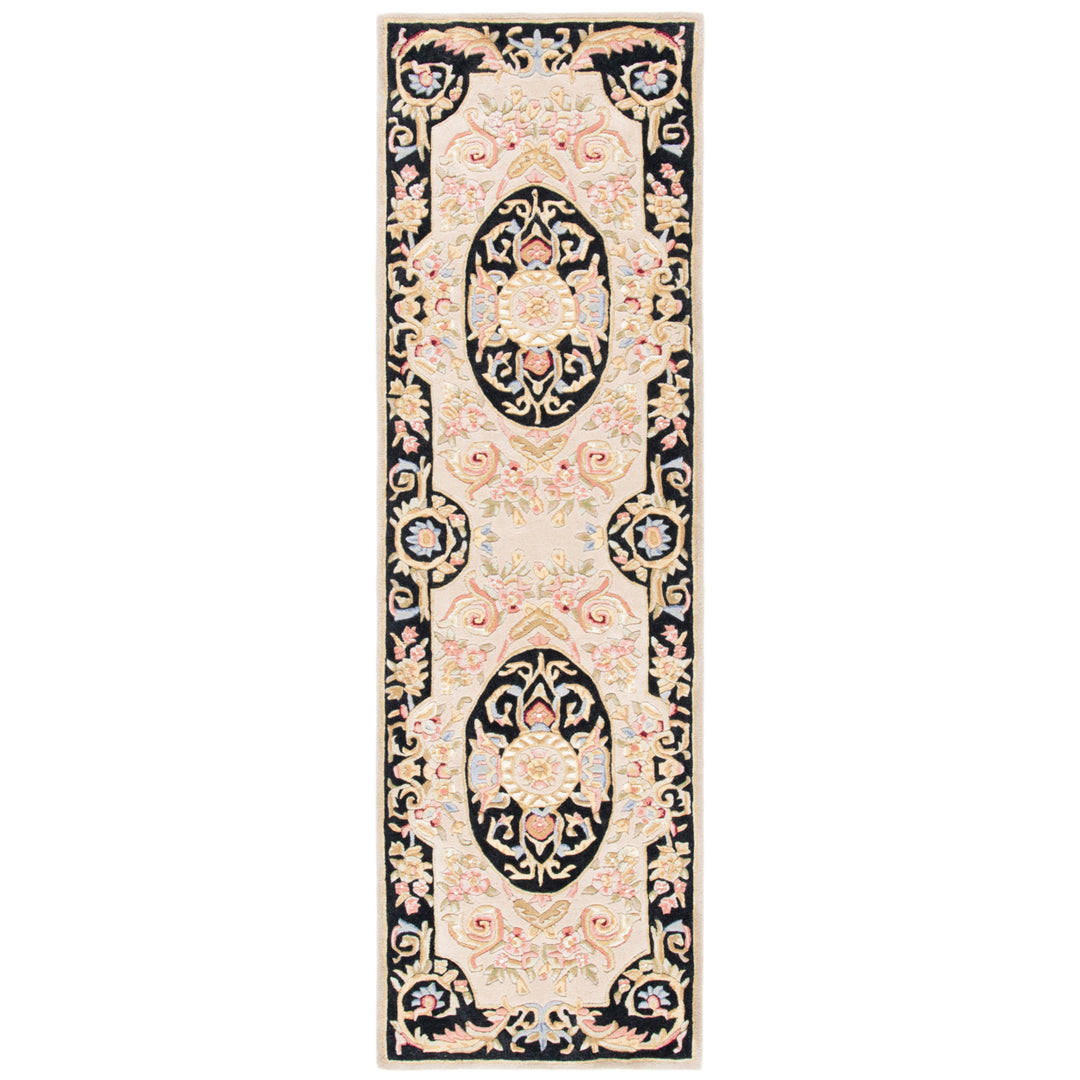 SAFAVIEH Savonnerie SAV206A Handmade Ivory / Gold Rug Image 2