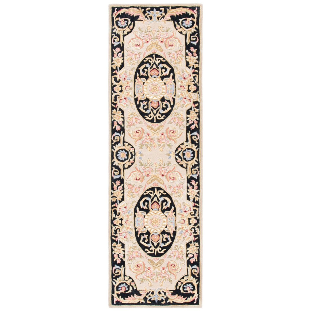 SAFAVIEH Savonnerie SAV206A Handmade Ivory / Gold Rug Image 1