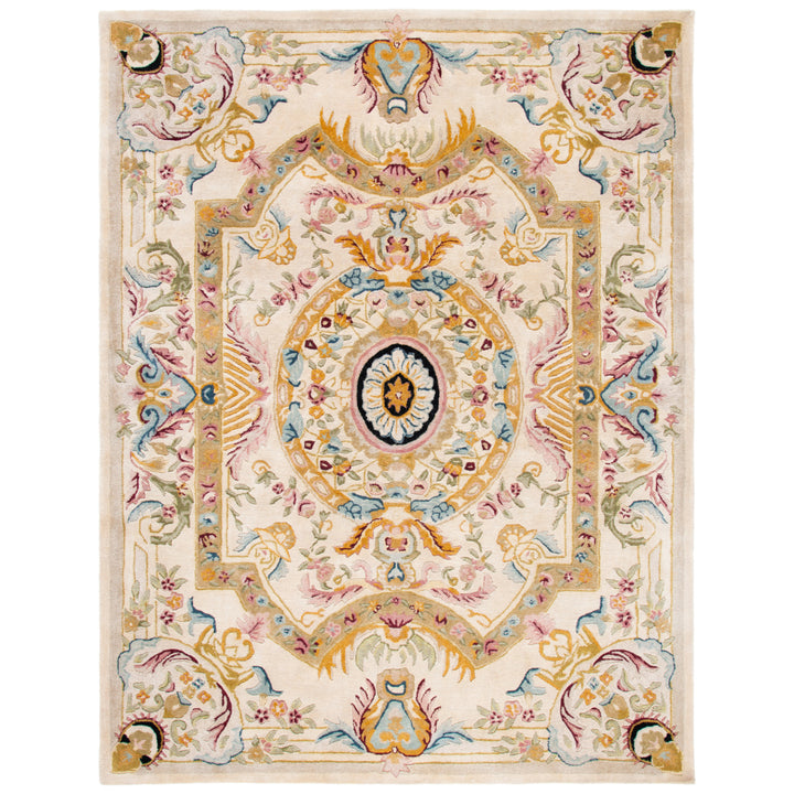 SAFAVIEH Savonnerie SAV202A Handmade Sage / Beige Rug Image 7