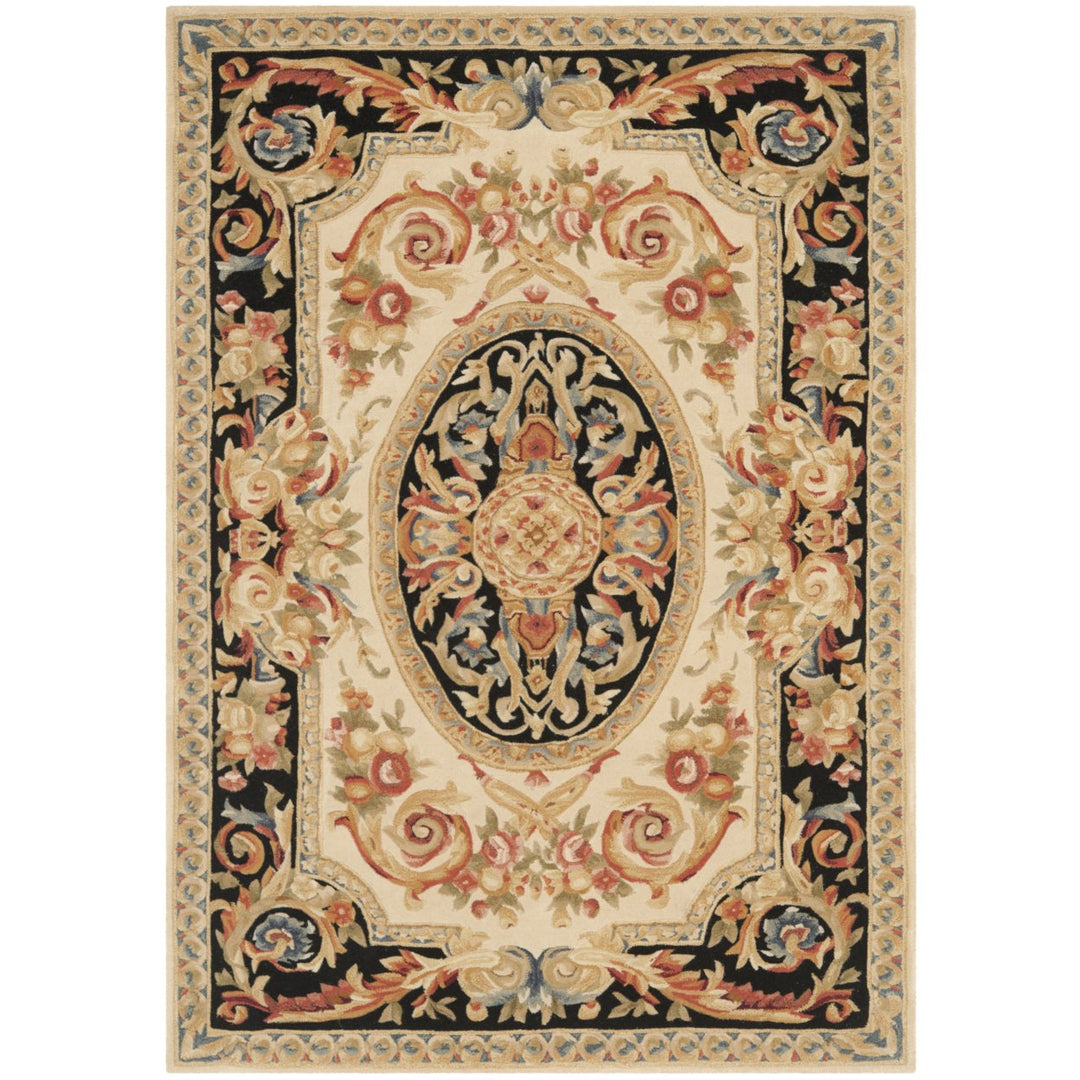 SAFAVIEH Savonnerie SAV206A Handmade Ivory / Gold Rug Image 3