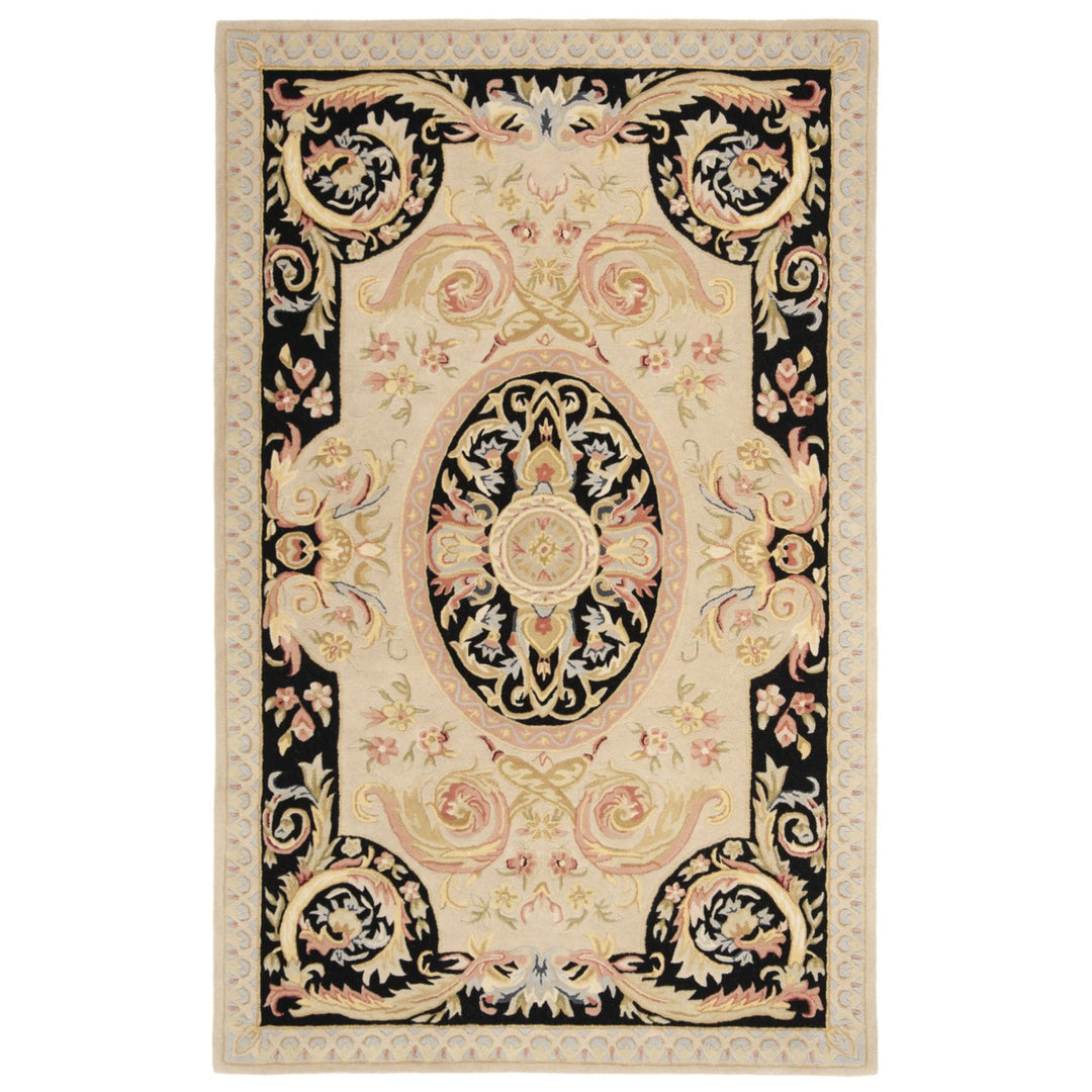 SAFAVIEH Savonnerie SAV206A Handmade Ivory / Gold Rug Image 1