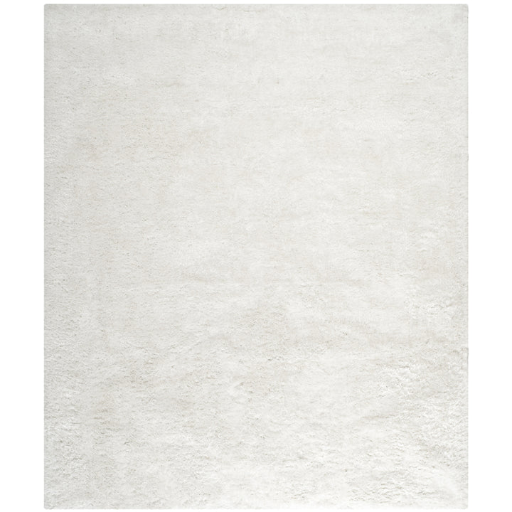 SAFAVIEH South Beach Shag SBS562A Snow White Rug Image 2