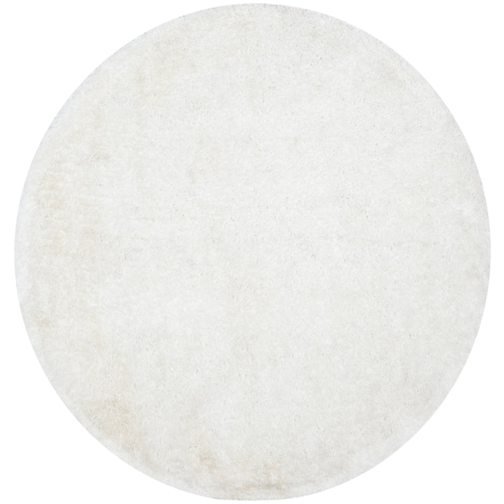 SAFAVIEH South Beach Shag SBS562A Snow White Rug Image 6