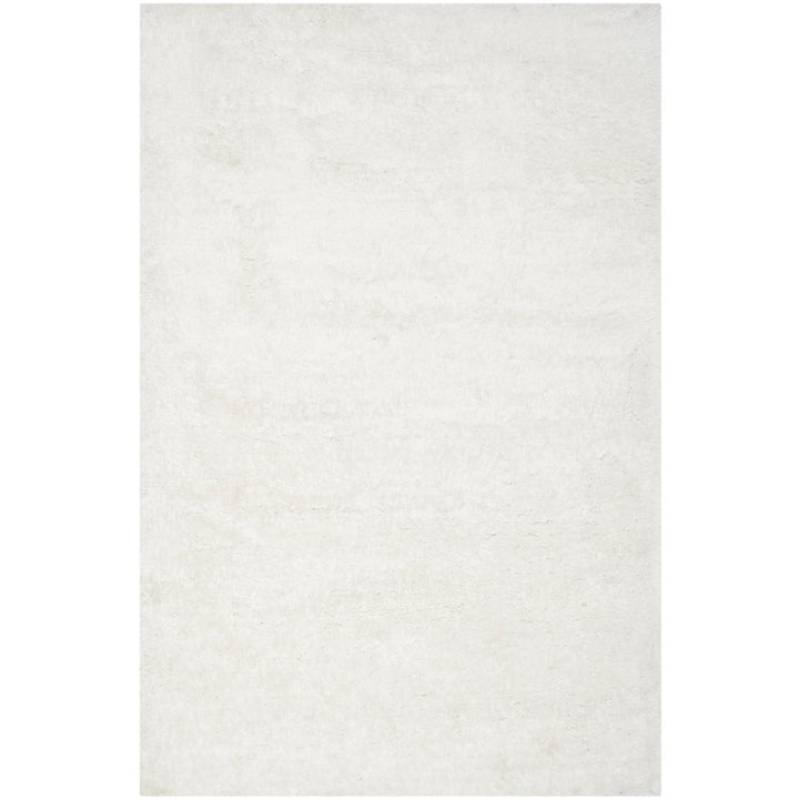 SAFAVIEH South Beach Shag SBS562A Snow White Rug Image 1