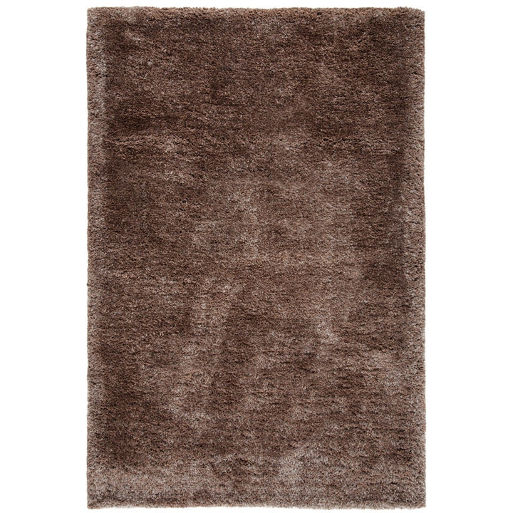 SAFAVIEH South Beach Shag SBS562D Handmade Latte Rug Image 4