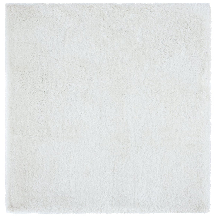 SAFAVIEH South Beach Shag SBS562A Snow White Rug Image 1