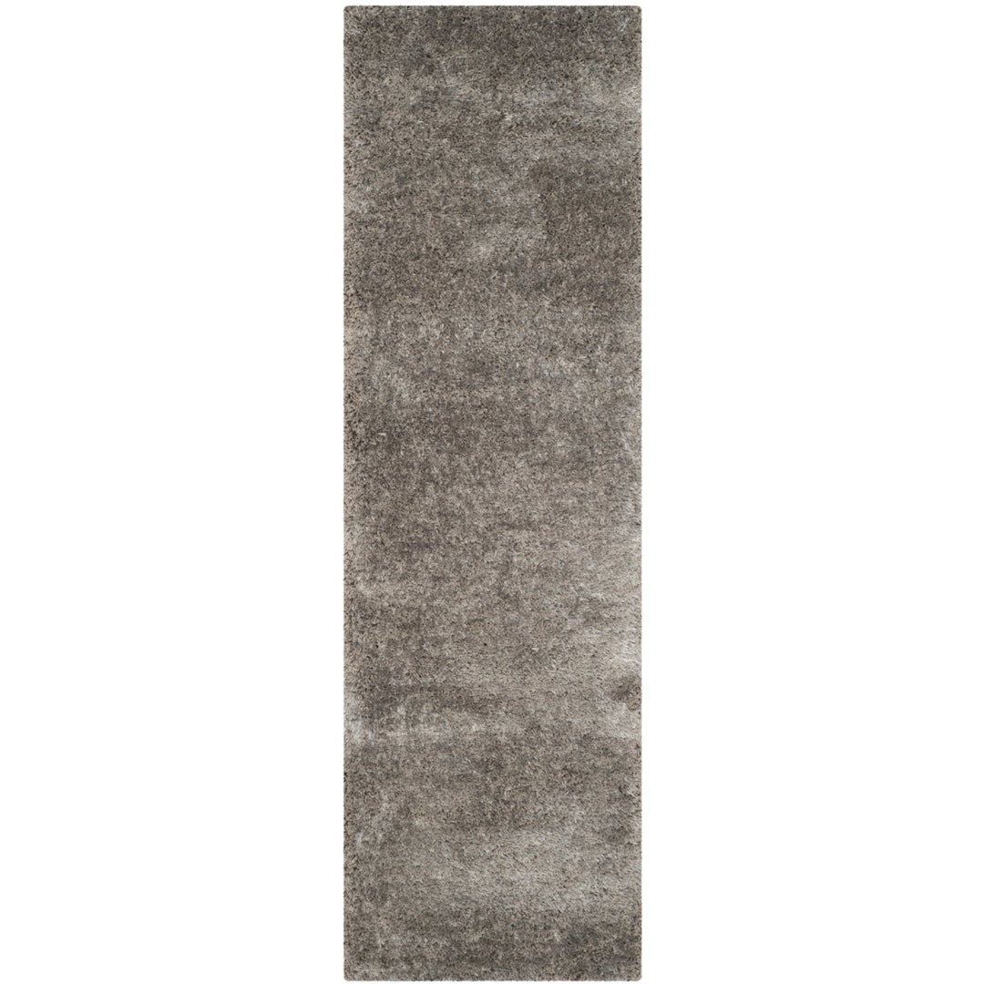 SAFAVIEH South Beach Shag SBS562B Handmade Silver Rug Image 6